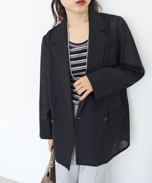 le.coeur blanc / ルクールブラン タンクトップ | マルチボーダーリブタンク | 詳細15