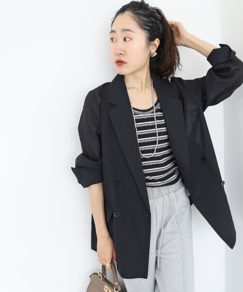 le.coeur blanc / ルクールブラン タンクトップ | マルチボーダーリブタンク | 詳細16