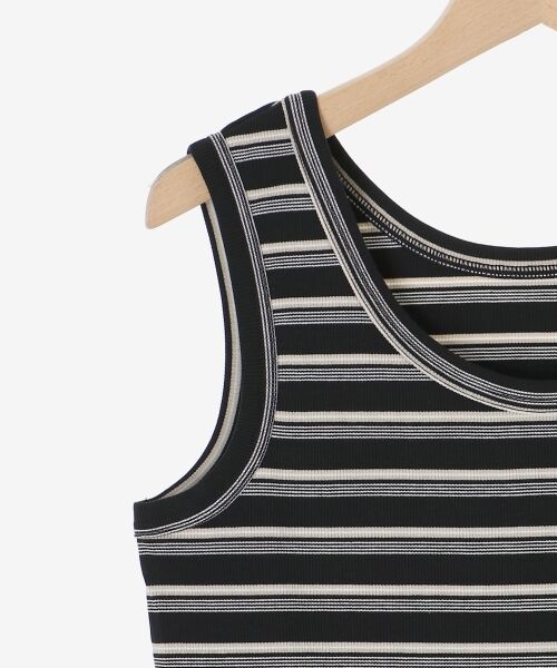 le.coeur blanc / ルクールブラン タンクトップ | マルチボーダーリブタンク | 詳細20