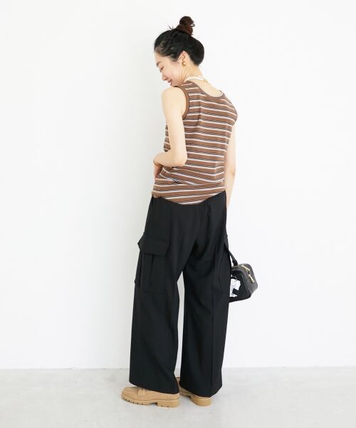 le.coeur blanc / ルクールブラン タンクトップ | マルチボーダーリブタンク | 詳細6