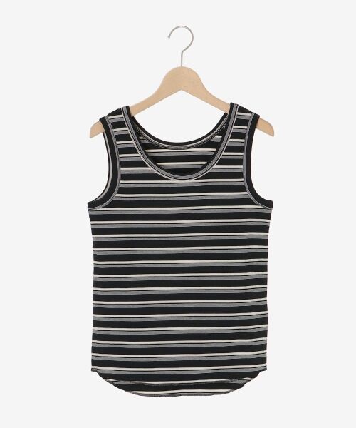 le.coeur blanc / ルクールブラン タンクトップ | マルチボーダーリブタンク | 詳細9