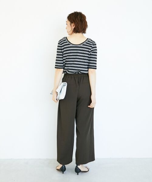 le.coeur blanc / ルクールブラン Tシャツ | マルチボーダーリブTシャツ | 詳細22