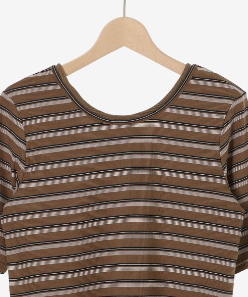 le.coeur blanc / ルクールブラン Tシャツ | マルチボーダーリブTシャツ | 詳細26