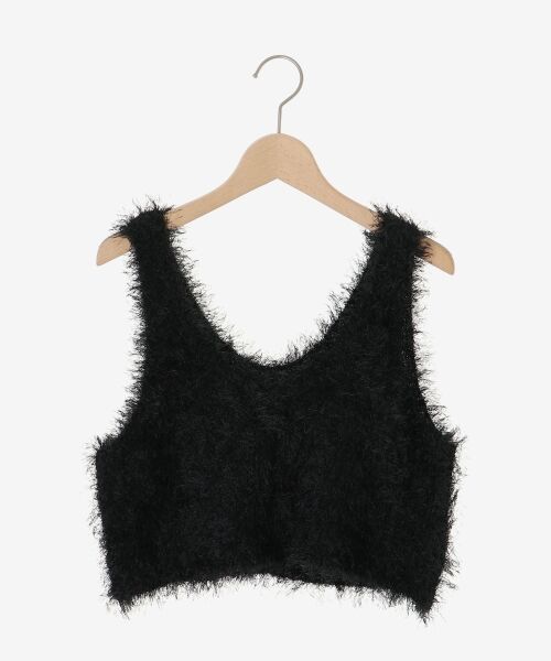 le.coeur blanc / ルクールブラン ベスト | シャギーUネックベスト | 詳細7