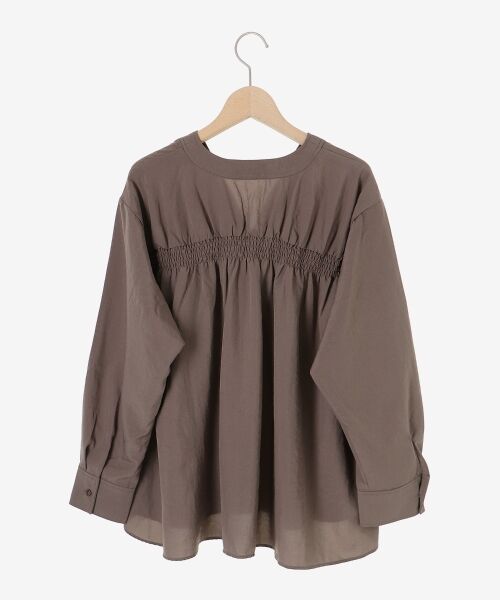 le.coeur blanc / ルクールブラン シャツ・ブラウス | 《手洗い可能》エアータンブラーノーカラーブラウス | 詳細29