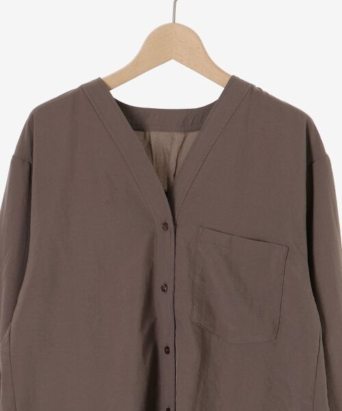 le.coeur blanc / ルクールブラン シャツ・ブラウス | 《手洗い可能》エアータンブラーノーカラーブラウス | 詳細30