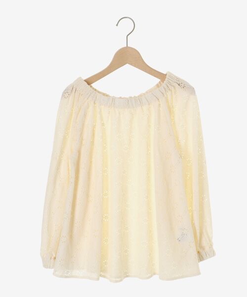 le.coeur blanc / ルクールブラン シャツ・ブラウス | 《手洗い可能》レースオフショルブラウス | 詳細16