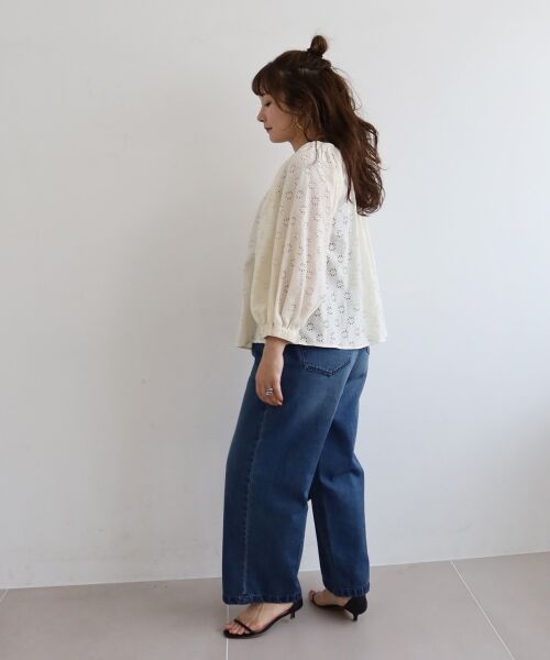 le.coeur blanc / ルクールブラン シャツ・ブラウス | 《手洗い可能》レースオフショルブラウス | 詳細25