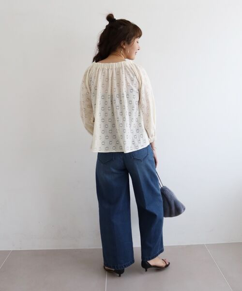 le.coeur blanc / ルクールブラン シャツ・ブラウス | 《手洗い可能》レースオフショルブラウス | 詳細26