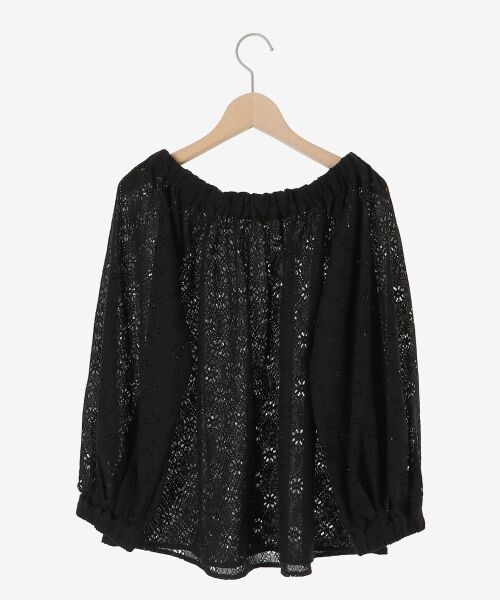 le.coeur blanc / ルクールブラン シャツ・ブラウス | 《手洗い可能》レースオフショルブラウス | 詳細27