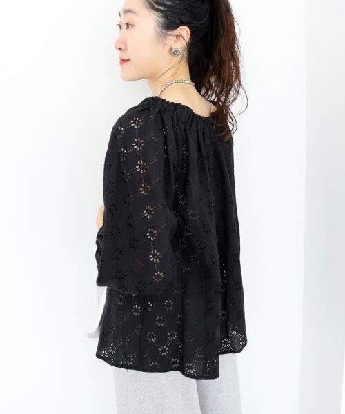 le.coeur blanc / ルクールブラン シャツ・ブラウス | 《手洗い可能》レースオフショルブラウス | 詳細6