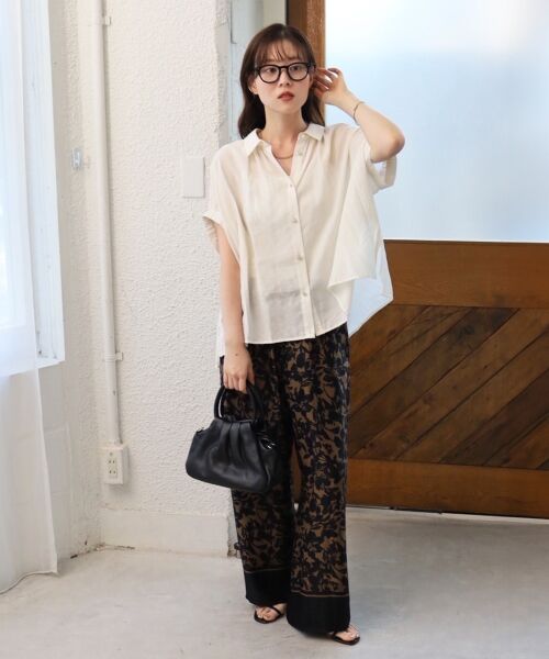 le.coeur blanc / ルクールブラン シャツ・ブラウス | 2WAYヴィンテージライクブラウス | 詳細10