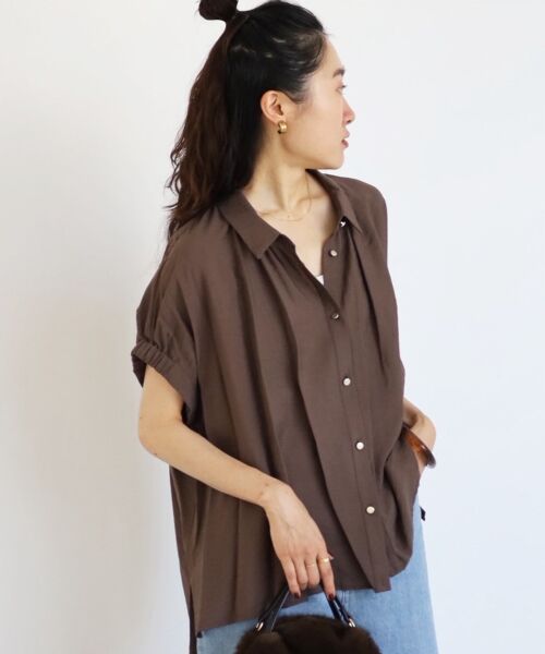 le.coeur blanc / ルクールブラン シャツ・ブラウス | 2WAYヴィンテージライクブラウス | 詳細15