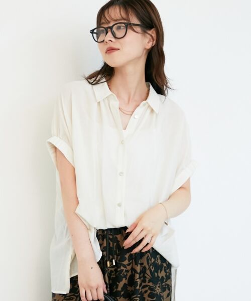le.coeur blanc / ルクールブラン シャツ・ブラウス | 2WAYヴィンテージライクブラウス | 詳細2