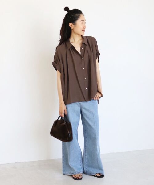 le.coeur blanc / ルクールブラン シャツ・ブラウス | 2WAYヴィンテージライクブラウス | 詳細22