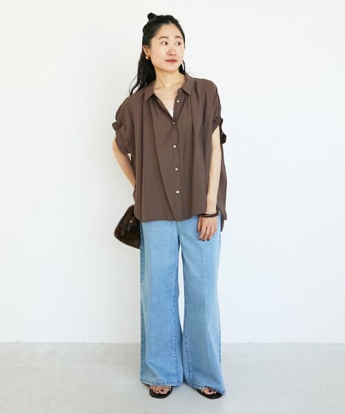 le.coeur blanc / ルクールブラン シャツ・ブラウス | 2WAYヴィンテージライクブラウス | 詳細23