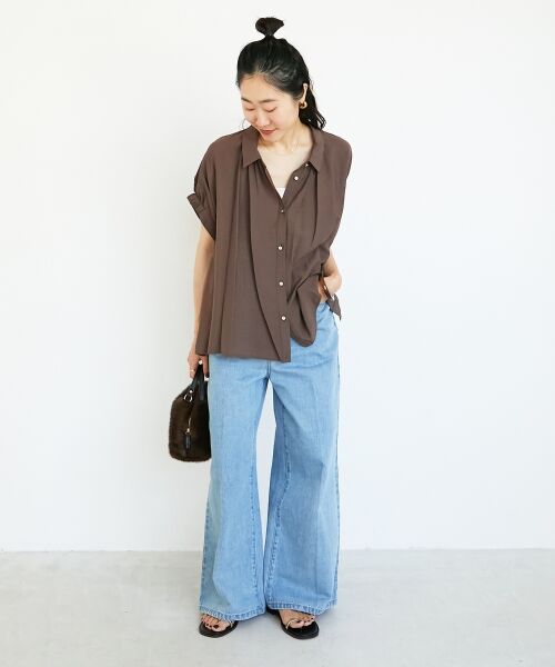 le.coeur blanc / ルクールブラン シャツ・ブラウス | 2WAYヴィンテージライクブラウス | 詳細27