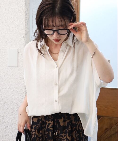 le.coeur blanc / ルクールブラン シャツ・ブラウス | 2WAYヴィンテージライクブラウス | 詳細5