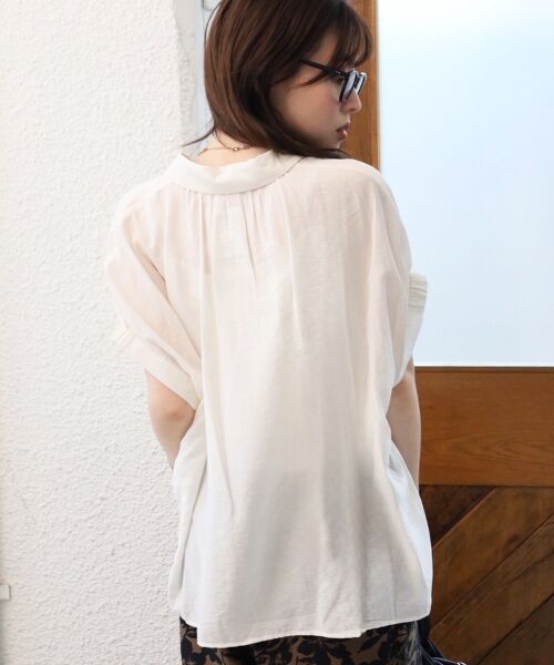 le.coeur blanc / ルクールブラン シャツ・ブラウス | 2WAYヴィンテージライクブラウス | 詳細7