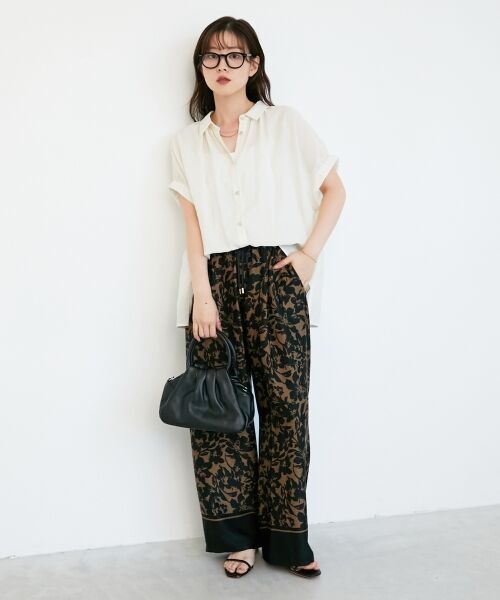 le.coeur blanc / ルクールブラン シャツ・ブラウス | 2WAYヴィンテージライクブラウス | 詳細8