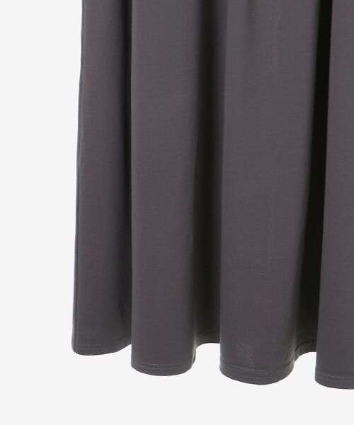 le.coeur blanc / ルクールブラン ロング・マキシ丈ワンピース | スムースポンチノースリーブワンピース | 詳細16