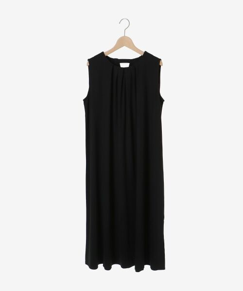 le.coeur blanc / ルクールブラン ロング・マキシ丈ワンピース | スムースポンチノースリーブワンピース | 詳細7