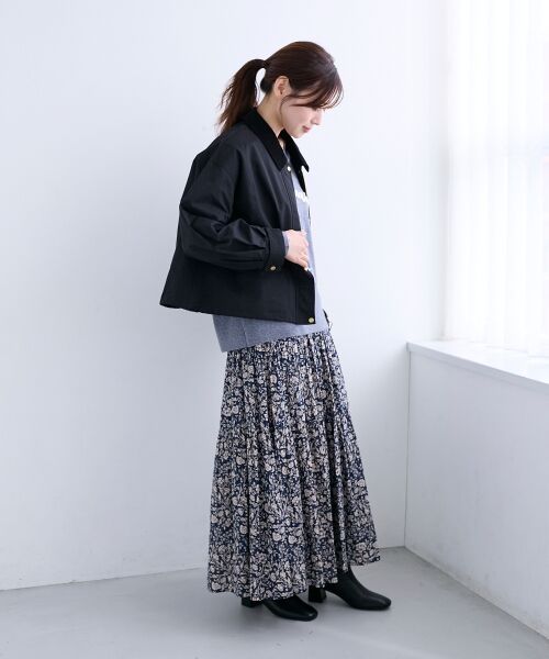 le.coeur blanc / ルクールブラン その他アウター | グログラン配色ジャケット | 詳細10