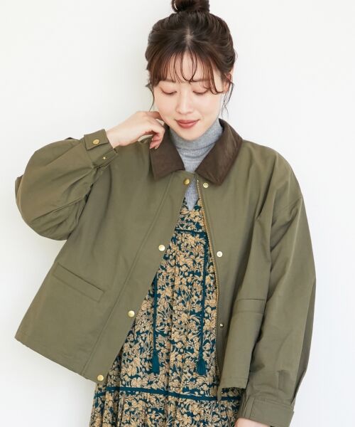 le.coeur blanc / ルクールブラン その他アウター | グログラン配色ジャケット | 詳細20