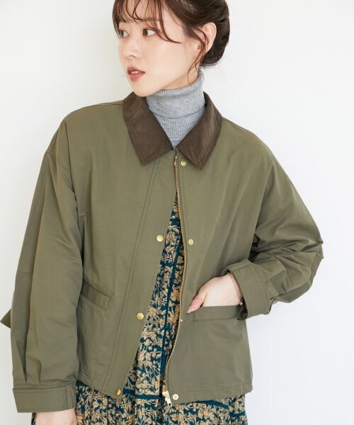 le.coeur blanc / ルクールブラン その他アウター | グログラン配色ジャケット | 詳細22