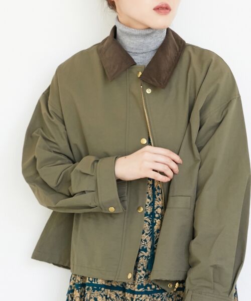 le.coeur blanc / ルクールブラン その他アウター | グログラン配色ジャケット | 詳細23