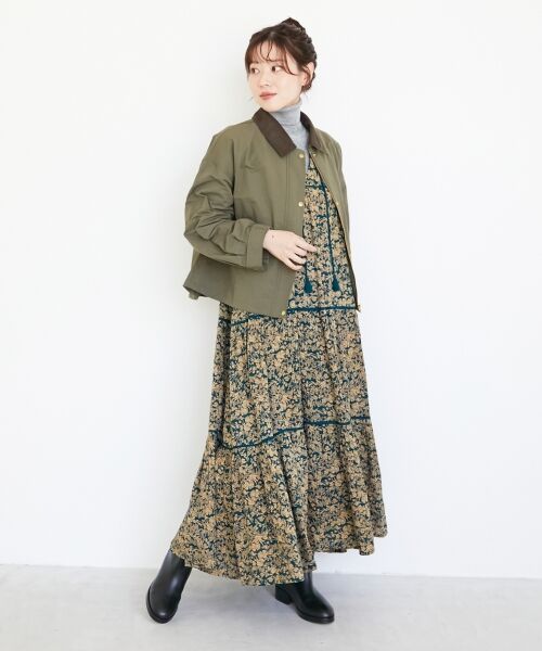 le.coeur blanc / ルクールブラン その他アウター | グログラン配色ジャケット | 詳細27