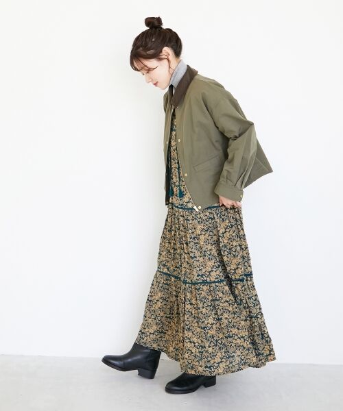 le.coeur blanc / ルクールブラン その他アウター | グログラン配色ジャケット | 詳細28