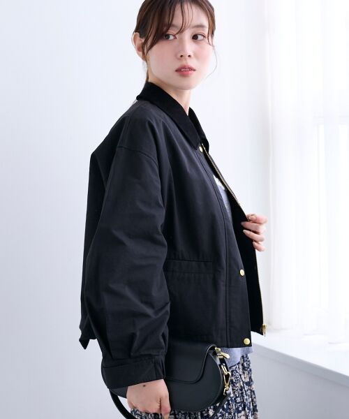 le.coeur blanc / ルクールブラン その他アウター | グログラン配色ジャケット | 詳細4