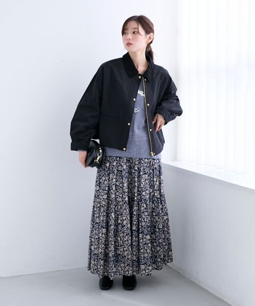 le.coeur blanc / ルクールブラン その他アウター | グログラン配色ジャケット | 詳細8