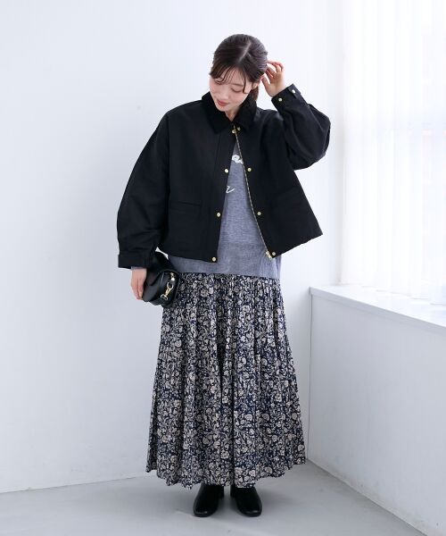 le.coeur blanc / ルクールブラン その他アウター | グログラン配色ジャケット | 詳細9