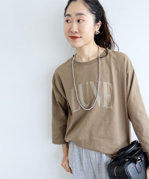 le.coeur blanc / ルクールブラン Tシャツ | 《手洗い可能》LUNEロゴTEE | 詳細14