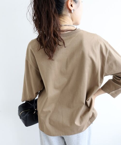 le.coeur blanc / ルクールブラン Tシャツ | 《手洗い可能》LUNEロゴTEE | 詳細17