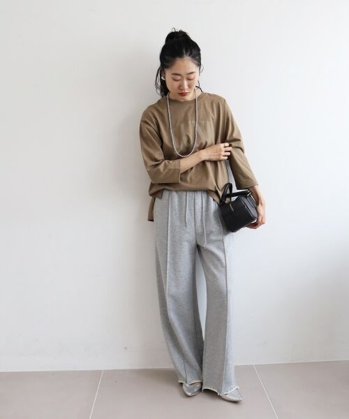 le.coeur blanc / ルクールブラン Tシャツ | 《手洗い可能》LUNEロゴTEE | 詳細19