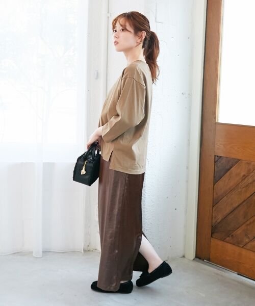 le.coeur blanc / ルクールブラン Tシャツ | 《手洗い可能》LUNEロゴTEE | 詳細24