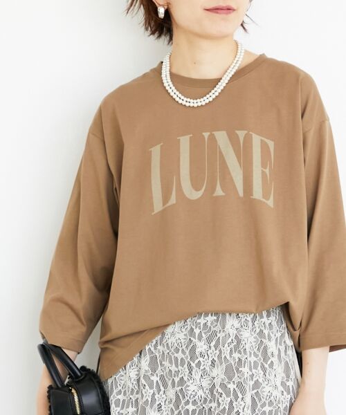 le.coeur blanc / ルクールブラン Tシャツ | 《手洗い可能》LUNEロゴTEE | 詳細28