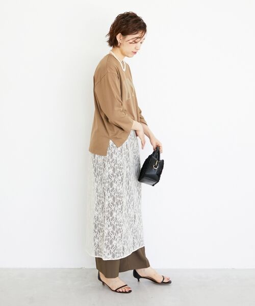 le.coeur blanc / ルクールブラン Tシャツ | 《手洗い可能》LUNEロゴTEE | 詳細30