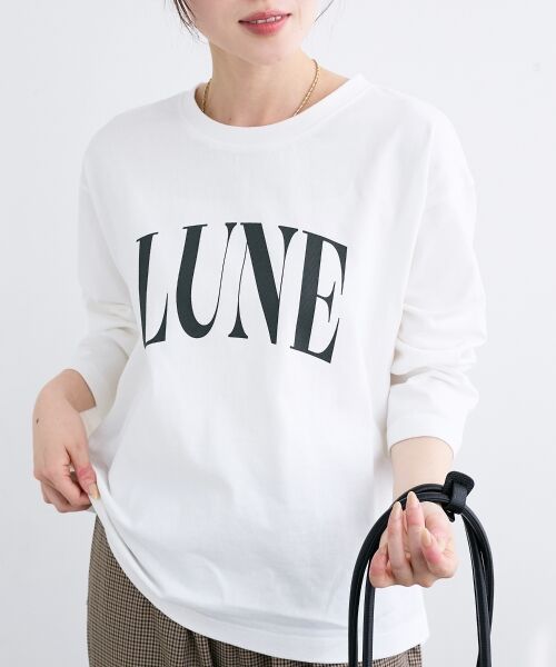 le.coeur blanc / ルクールブラン Tシャツ | 《手洗い可能》LUNEロゴTEE | 詳細6