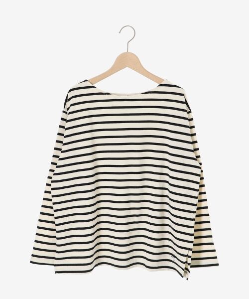 le.coeur blanc / ルクールブラン Tシャツ | 《手洗い可能》バスクボーダーロンT | 詳細1