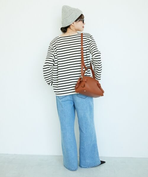 le.coeur blanc / ルクールブラン Tシャツ | 《手洗い可能》バスクボーダーロンT | 詳細18