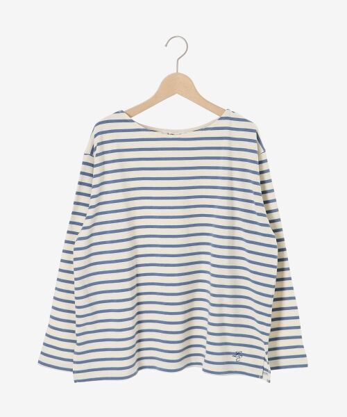 le.coeur blanc / ルクールブラン Tシャツ | 《手洗い可能》バスクボーダーロンT | 詳細19