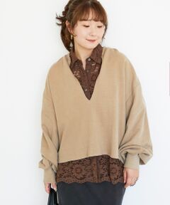 le.coeur blanc / ルクールブラン カットソー | ヴィンテージ裏毛ショートプルオーバー