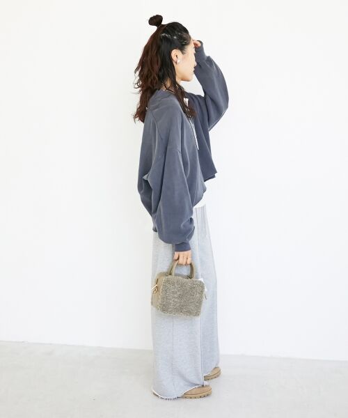 le.coeur blanc / ルクールブラン カットソー | ヴィンテージ裏毛ショートプルオーバー | 詳細11