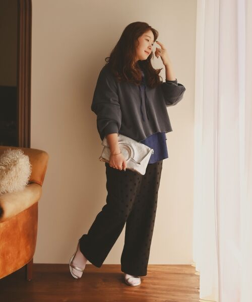 le.coeur blanc / ルクールブラン カットソー | ヴィンテージ裏毛ショートプルオーバー | 詳細16