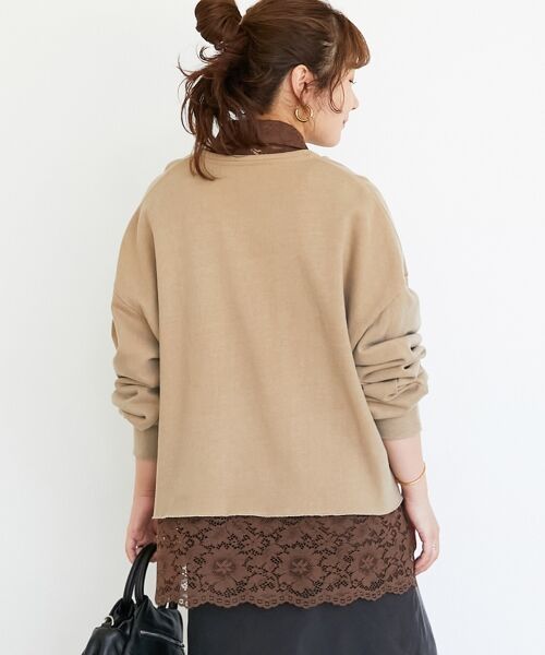 le.coeur blanc / ルクールブラン カットソー | ヴィンテージ裏毛ショートプルオーバー | 詳細20