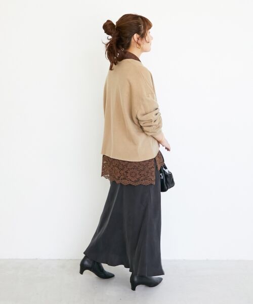 le.coeur blanc / ルクールブラン カットソー | ヴィンテージ裏毛ショートプルオーバー | 詳細25